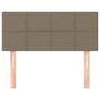 Voir la diapositive 3 : VIDAXL Tete de lit Taupe 80x5x78/88 cm Tissu