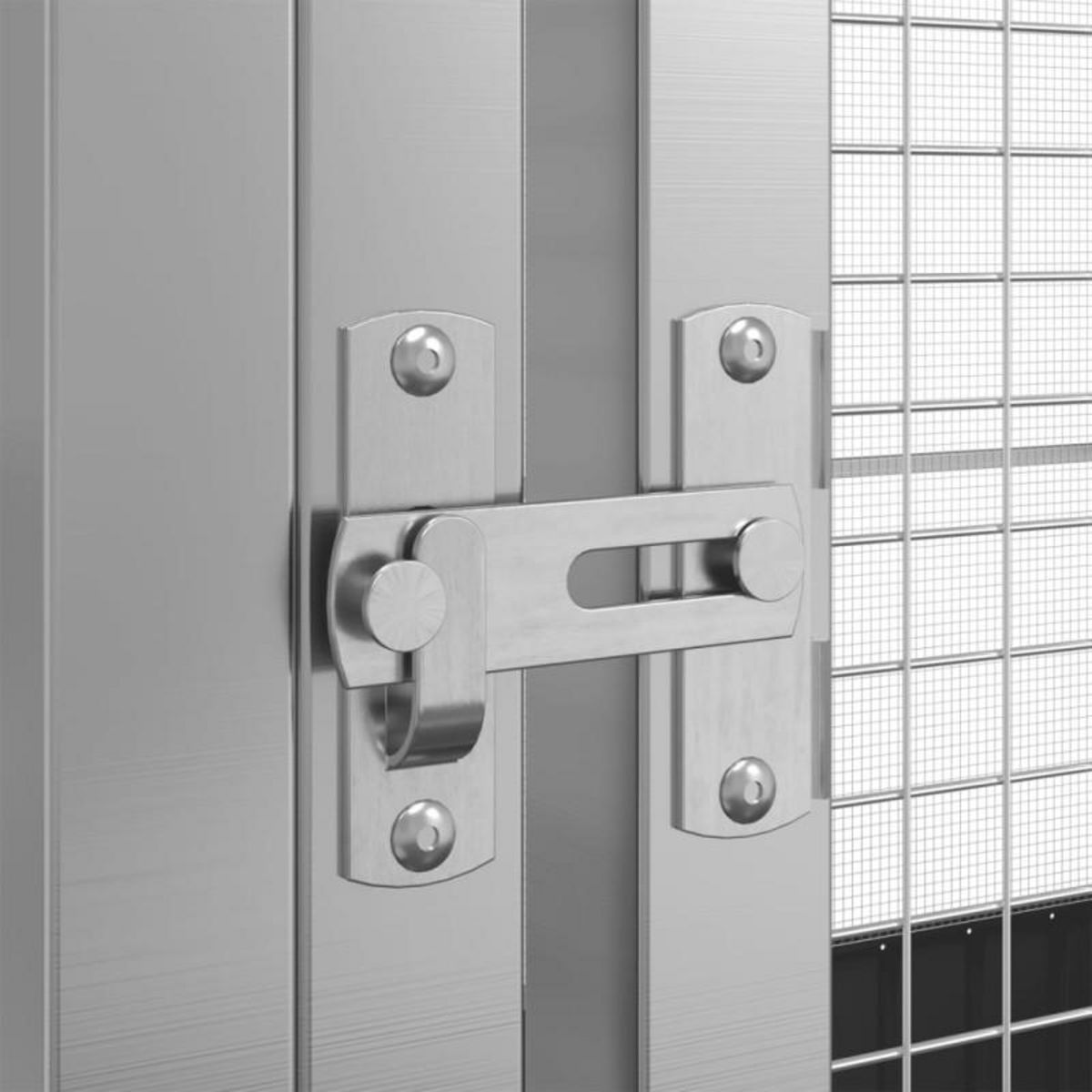 VIDAXL Volière avec extension argenté 626,5x107x212 cm acier