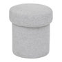Voir la diapositive 1 : ATMOSPHERA Pouf Design  Tika  40cm Gris