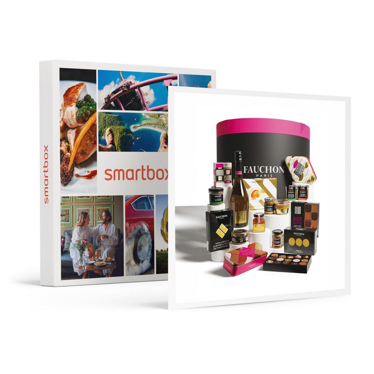 Smartbox Boîte Chapeau n°2 Fauchon : produits gourmets salés et sucrés livrés à domicile - Coffret Cadeau Gastronomie