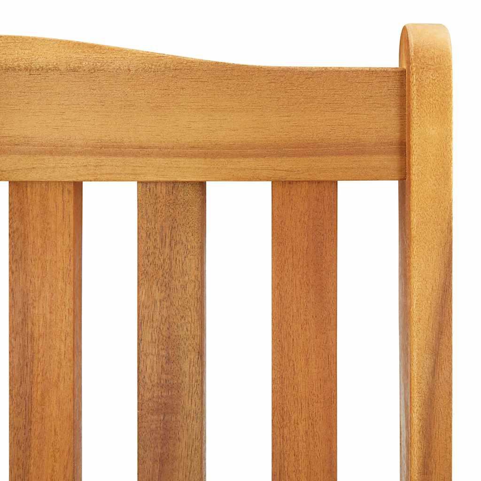 Voir la diapositive 5 : VIDAXL Chaise a bascule avec coussins Bois d'acacia massif