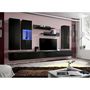 Voir la diapositive 4 : Paris Prix Meuble TV Mural Design  Fly V  320cm Noir