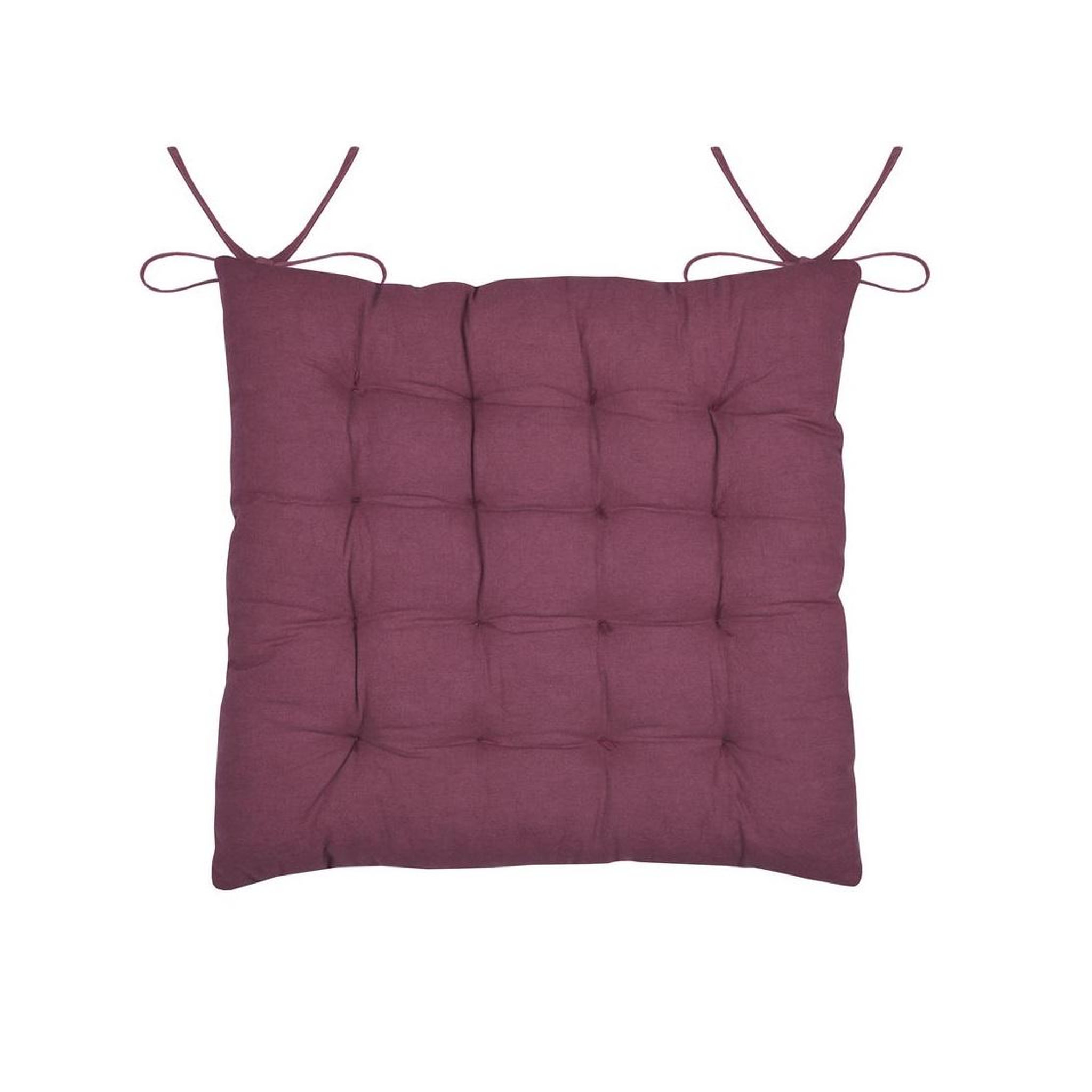 Voir la diapositive 1 : Eden Assise de chaise matelassée en coton pop colors
