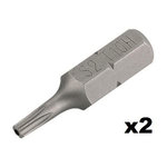 KREATOR Embout de vissage Torx Tamper T25 (25mm) - 2 pièces