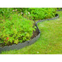 Voir la diapositive 2 : NATURE Bordure de jardin décorative Nature 2 motifs en PE recyclé, 12 x H13 cm, coloris gris