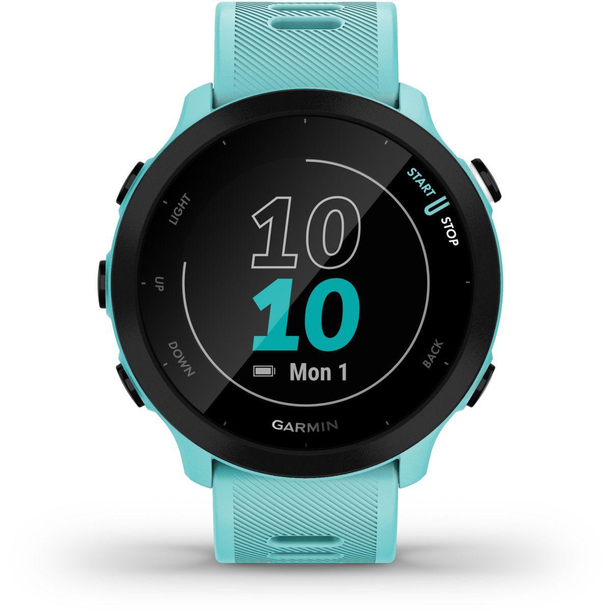 Voir la diapositive 1 : GARMIN Montre sport Forerunner 55 Vert d'eau