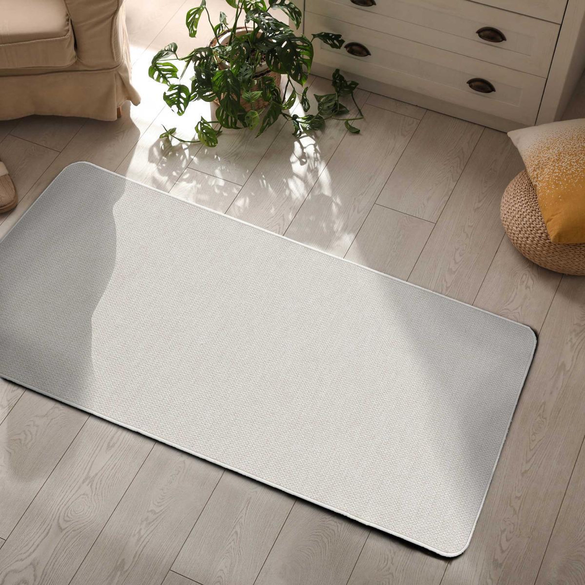 Voir la diapositive 3 : Douceur d'Intérieur Tapis déco  simeo  45x120cm naturel