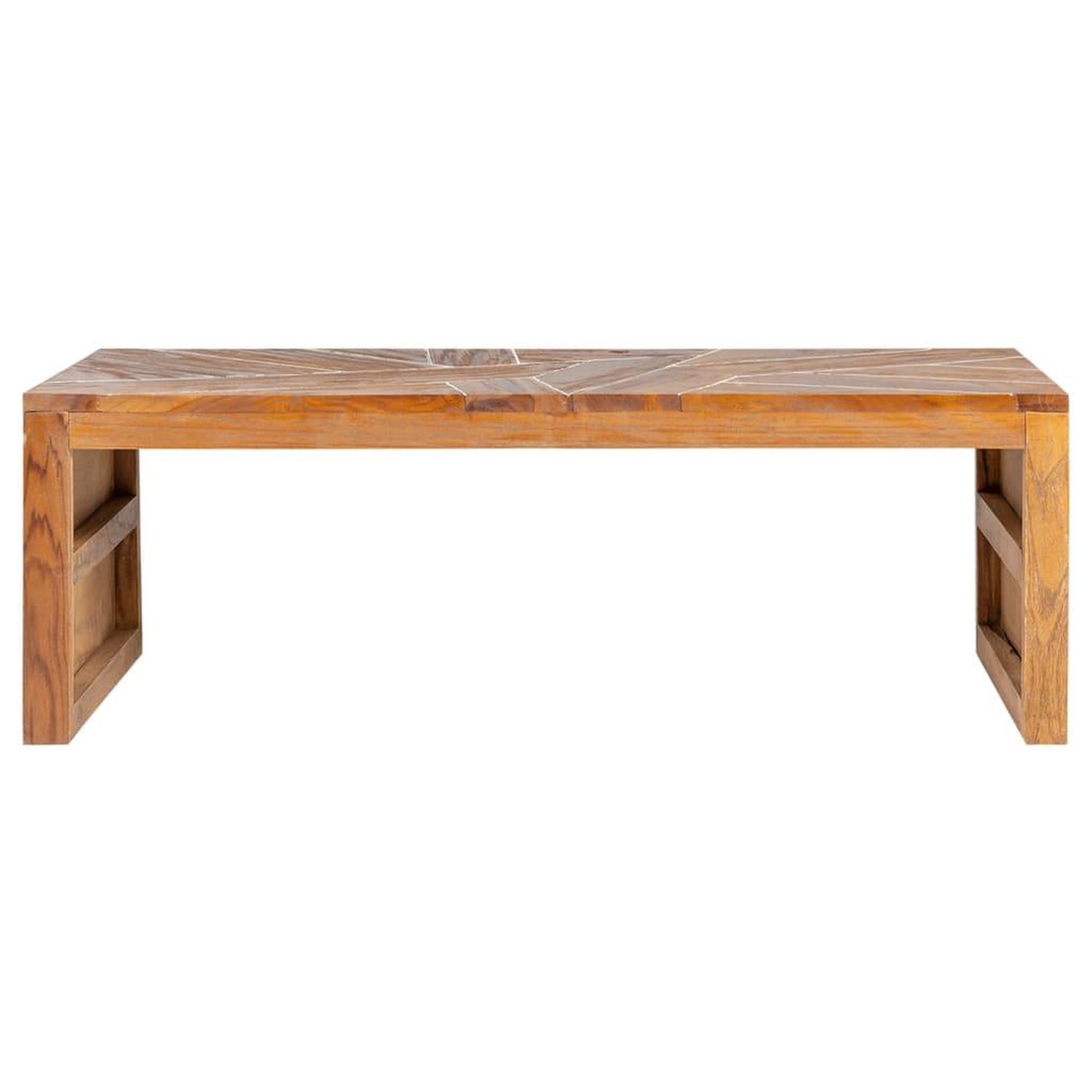 Voir la diapositive 2 : VIDAXL Meuble TV 110x60x38 cm Bois de teck massif