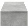 Voir la diapositive 6 : VIDAXL Support de moniteur avec tiroirs gris béton bois d ingénierie