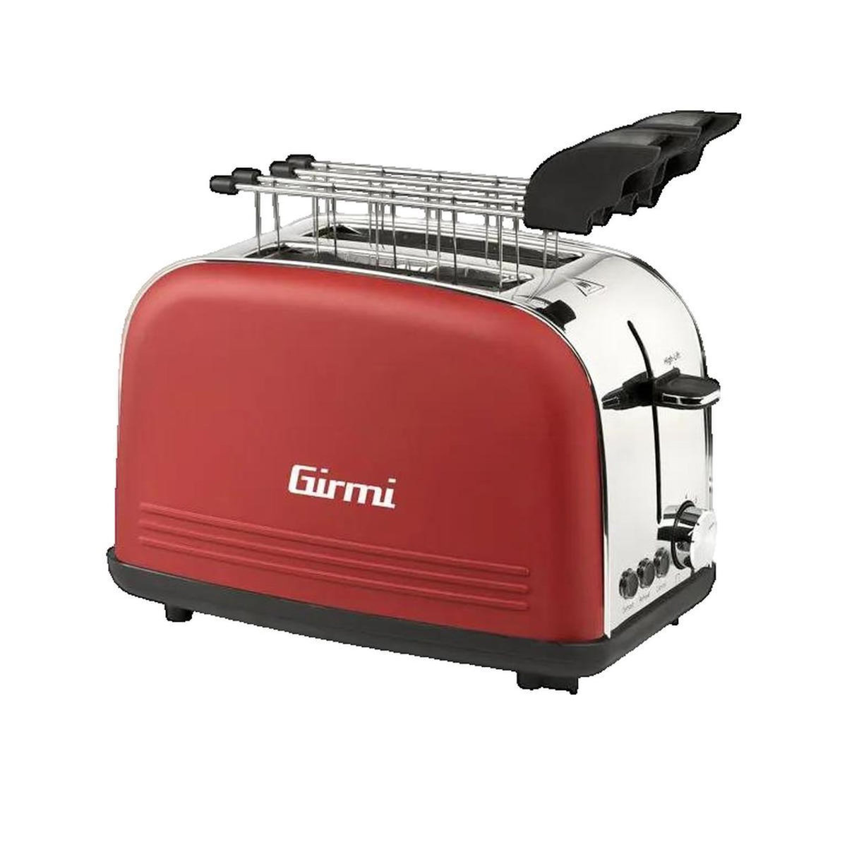 GIRMI Grille-pain Girmi TP5702 Rouge et Argent