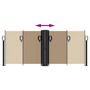 Voir la diapositive 5 : VIDAXL Auvent lateral retractable taupe 100x600 cm