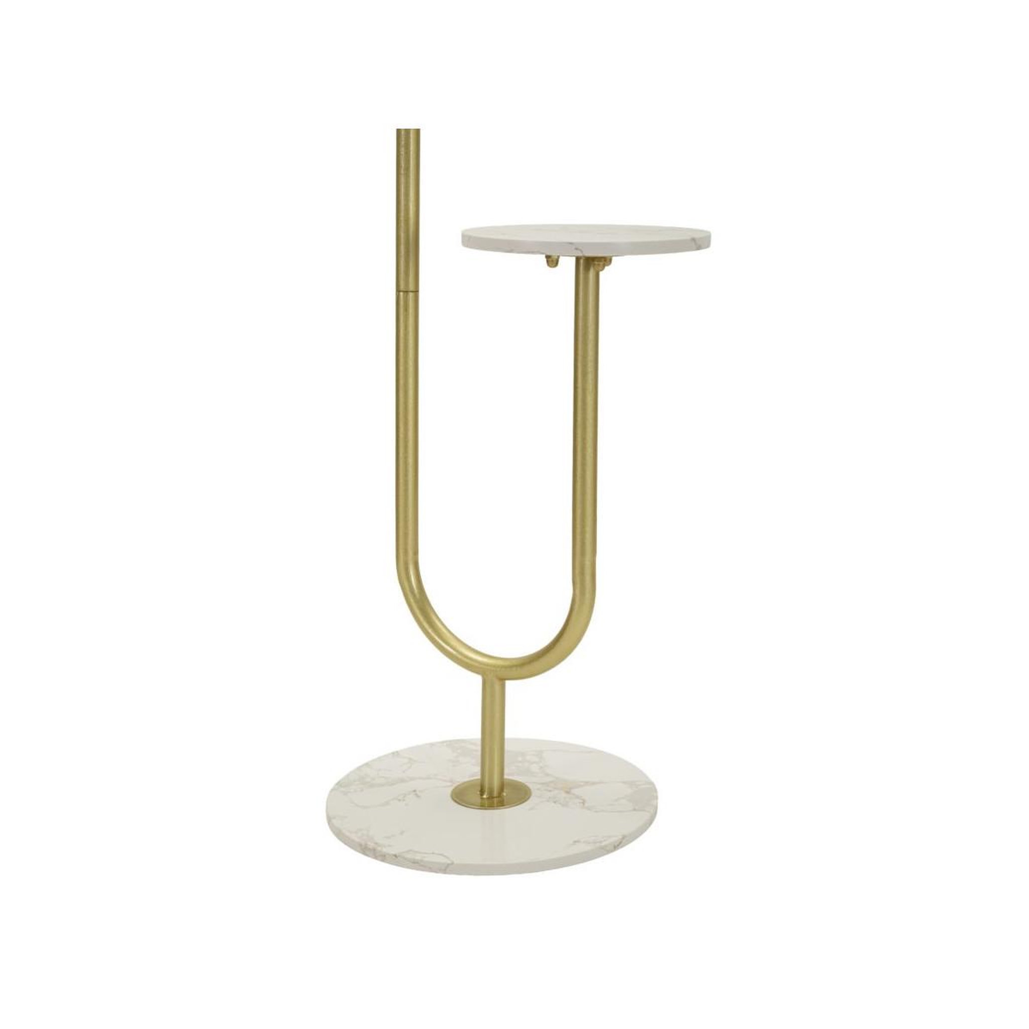 Voir la diapositive 6 : Paris Prix Porte-manteau en métal  shelf  176cm or & blanc