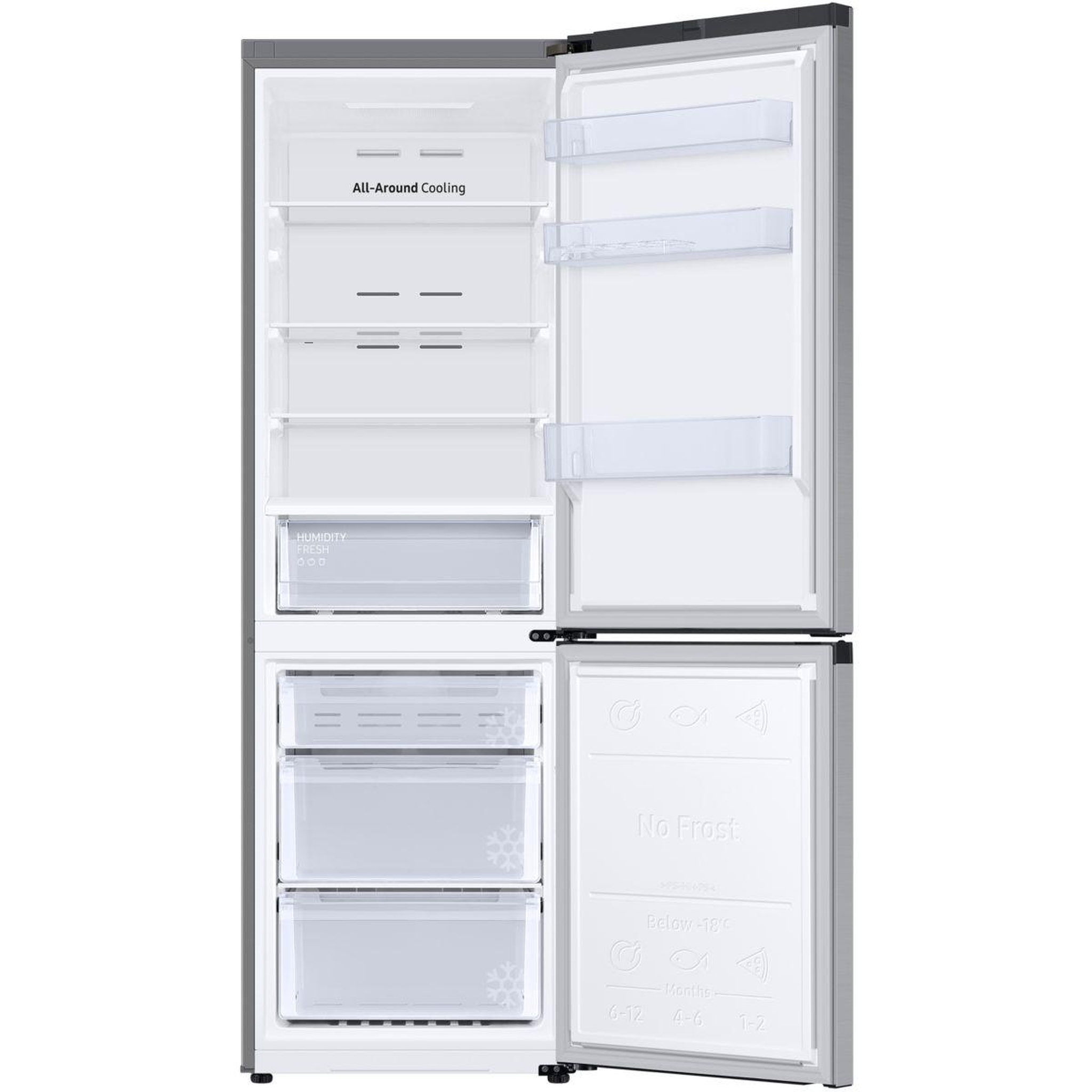 Voir la diapositive 4 : Samsung Réfrigérateur combiné RB34C600CSA