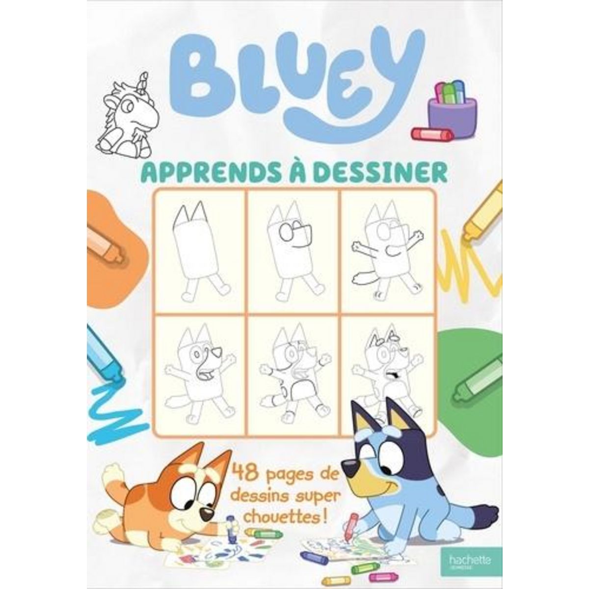 BLUEY. APPRENDS A DESSINER, Hachette