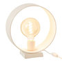 Voir la diapositive 3 : Paris Prix Lampe à Poser Design  Cercle  32cm Blanc
