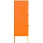 Voir la diapositive 4 : VIDAXL Armoire a tiroirs Orange 80x35x101,5 cm Acier