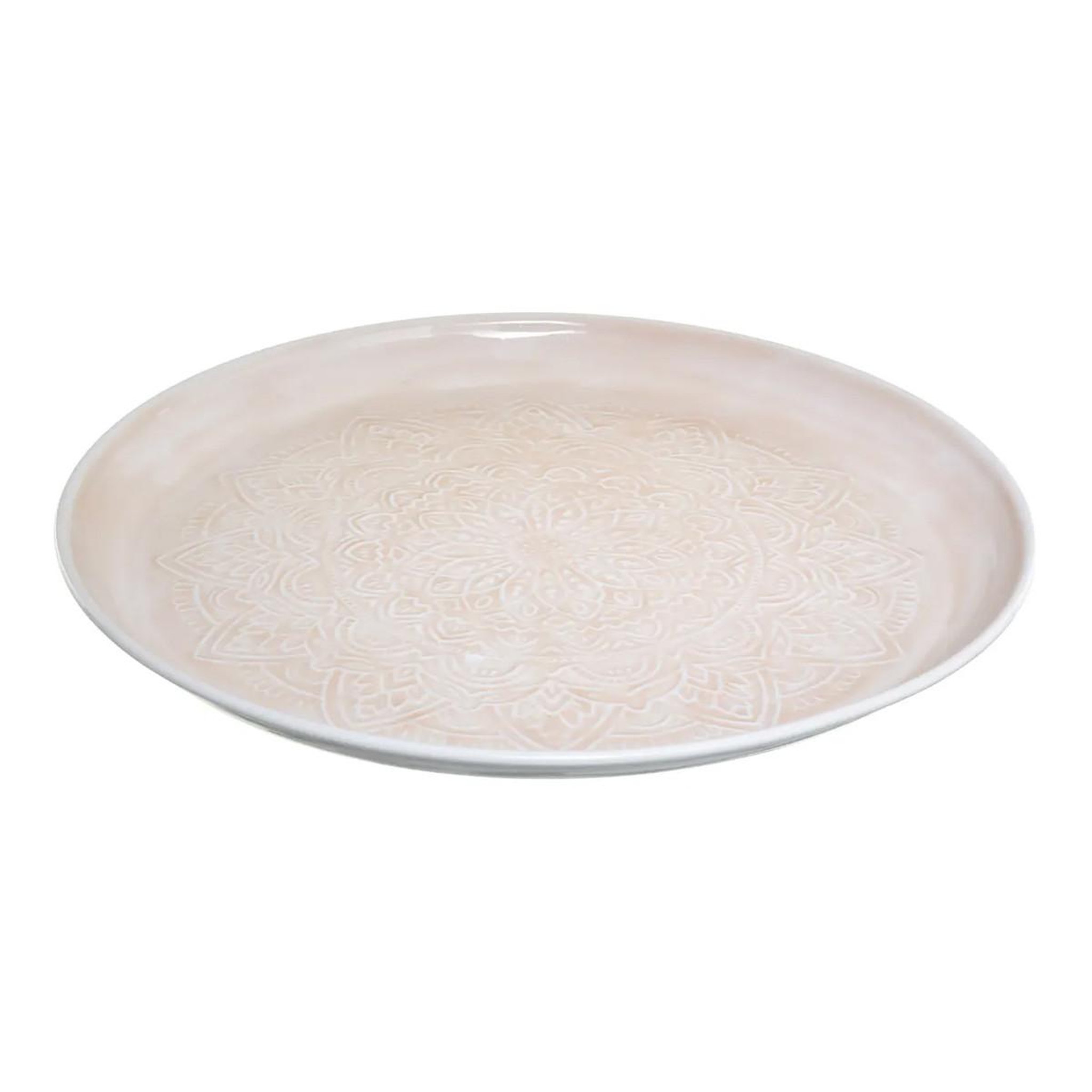 FIVE Plateau de Présentation Rond  Récif  41cm Gris