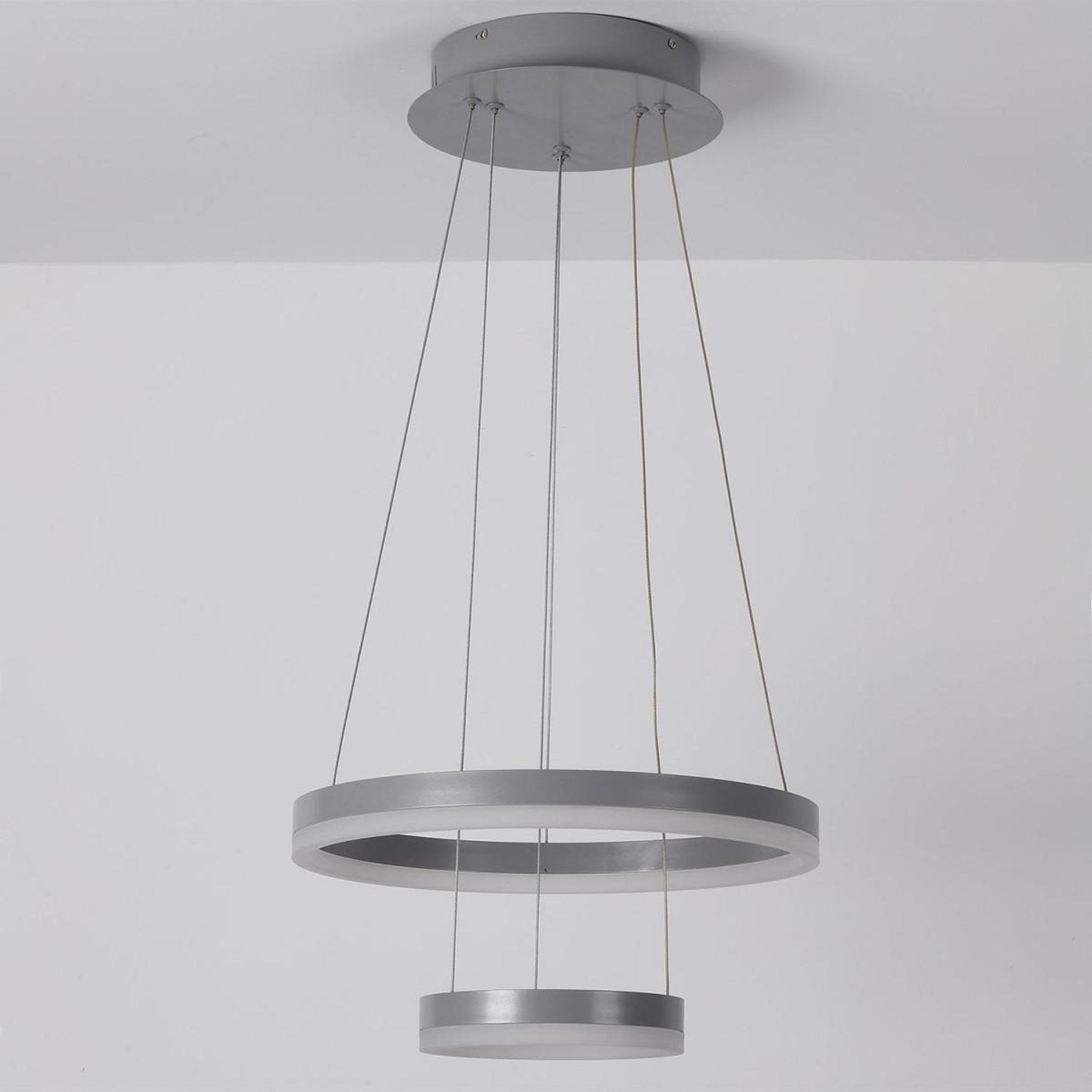 Voir la diapositive 4 : Paris Prix Suspension en métal led  plaox  120cm gris