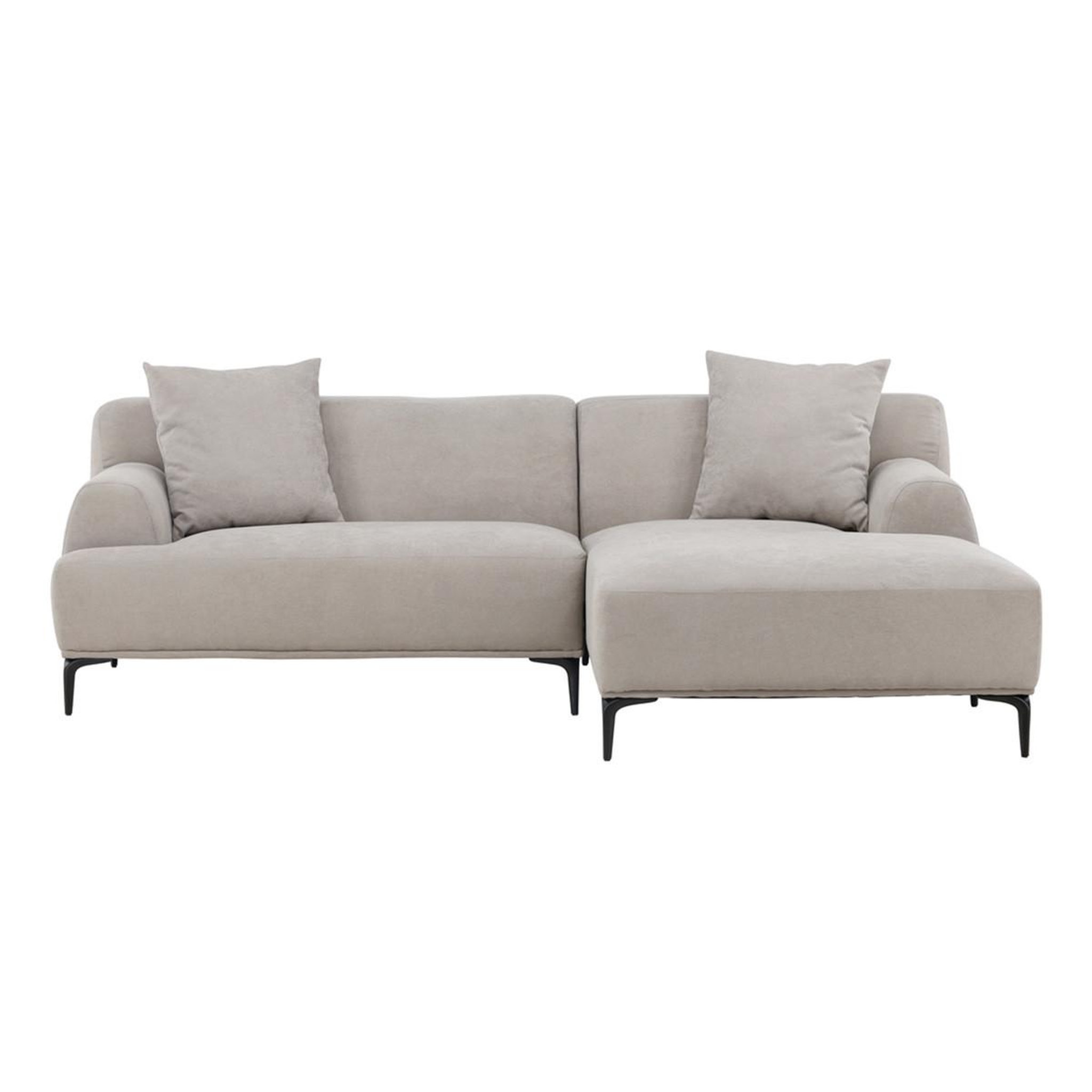 Paris Prix Canapé d'angle droit  viskan  242cm gris clair