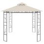 Voir la diapositive 3 : VIDAXL Belvedere 4x3x2,7 m Creme 160 g/m^2