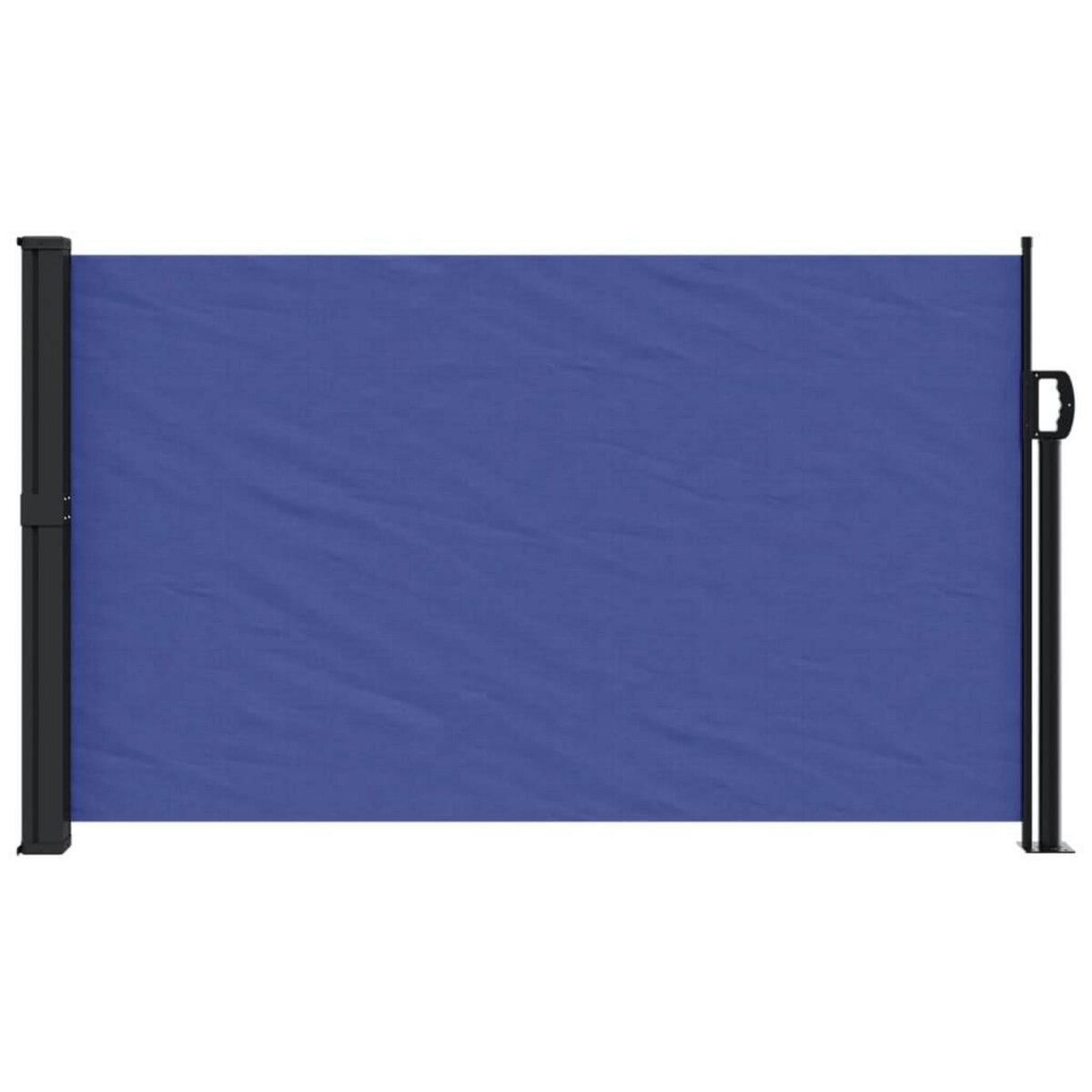 VIDAXL Auvent lateral retractable bleu 120x600 cm