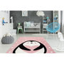 Voir la diapositive 2 : Paris Prix Tapis de Chambre Enfant Pingouin  Gidya  Rose