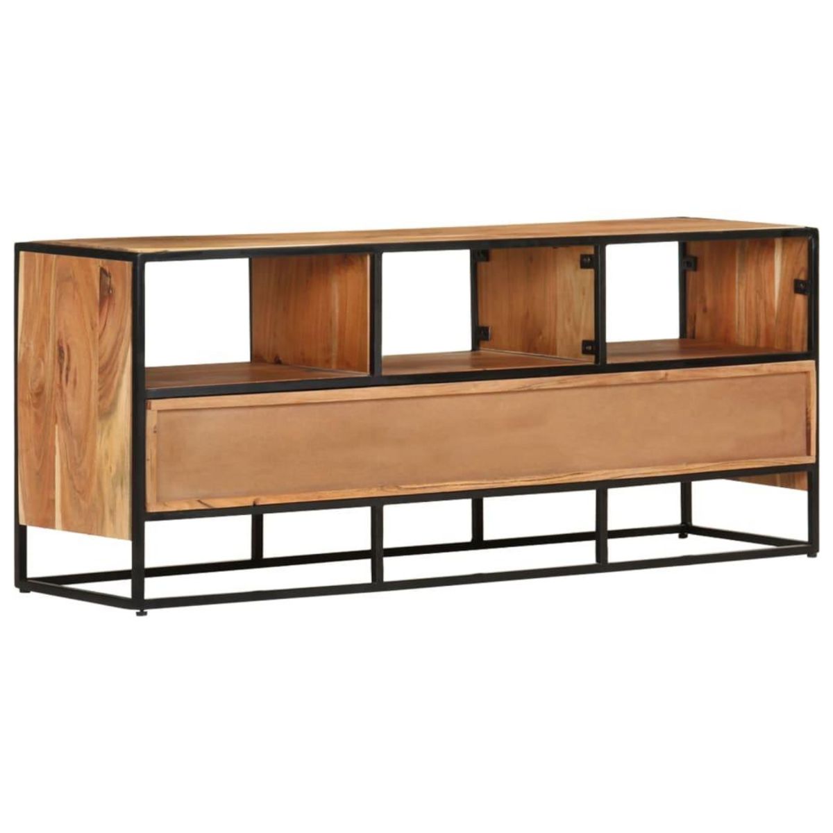 VIDAXL Meuble TV 110x30x45 cm Bois d'acacia massif