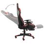 Voir la diapositive 5 : VIDAXL Chaise de jeu pivotante avec repose-pied Rouge PVC