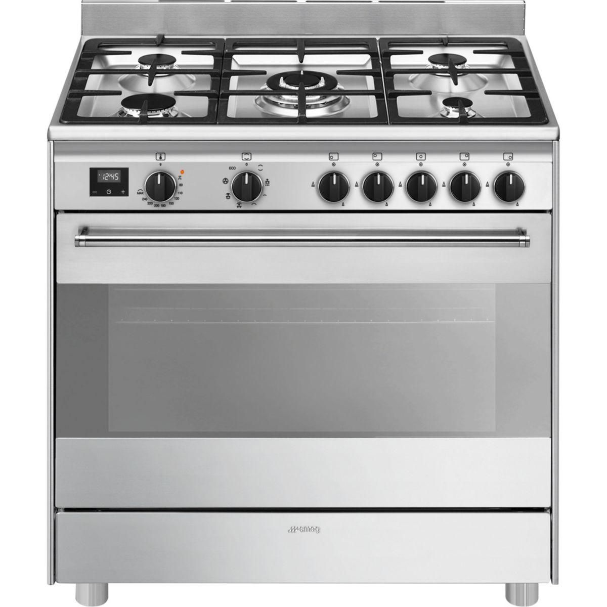 SMEG Piano de cuisson gaz BG91X2