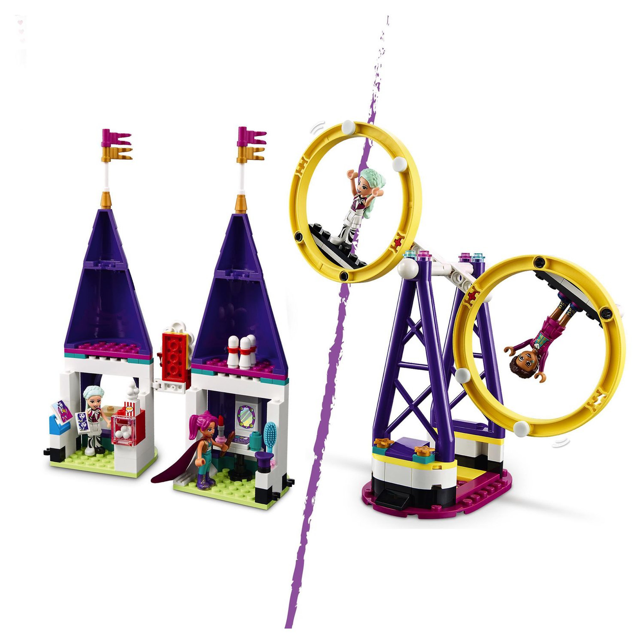 Voir la diapositive 5 : LEGO Friends 41685 Les montagnes russes de la fête foraine magique dès 8 ans