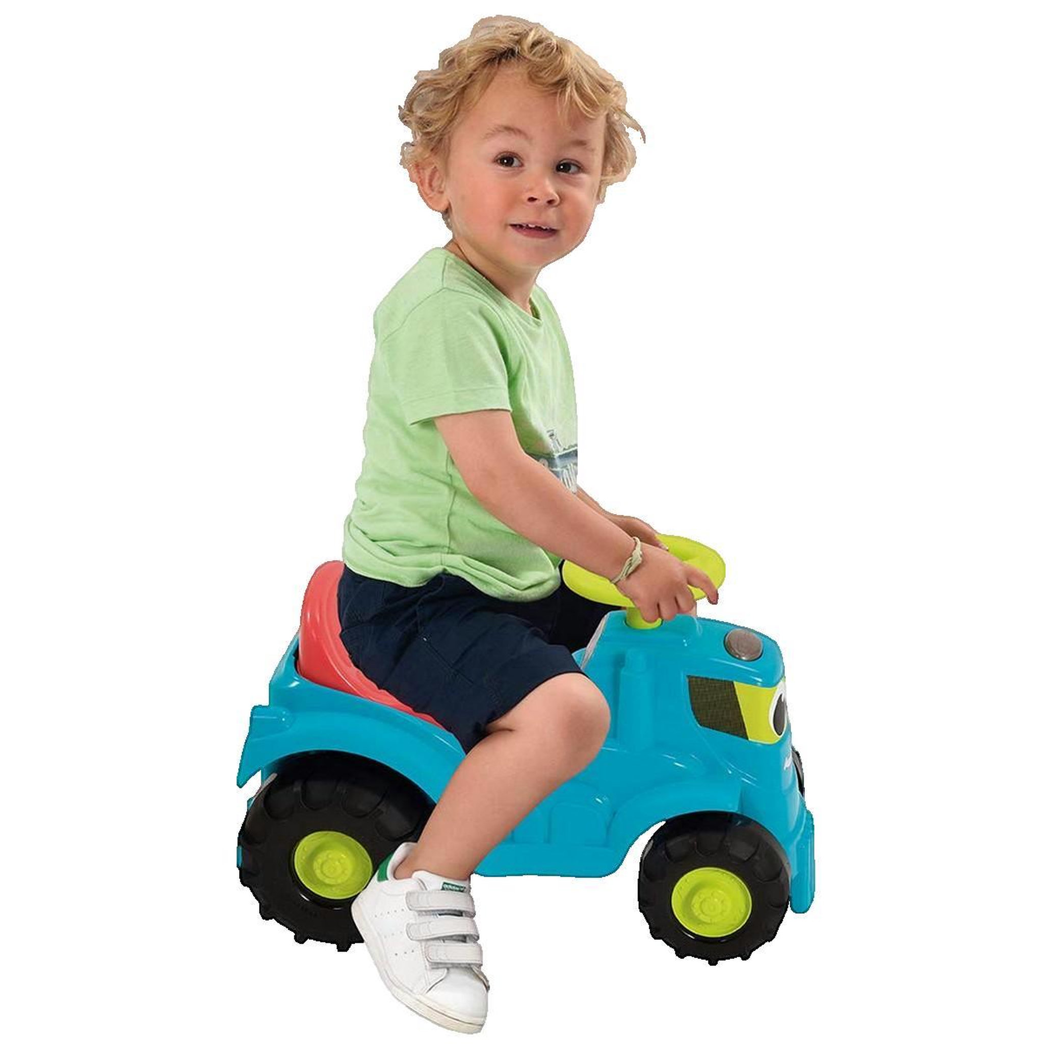 Voir la diapositive 2 : Ecoiffier Tracteur porteur avec remorque Ecoiffier coloré