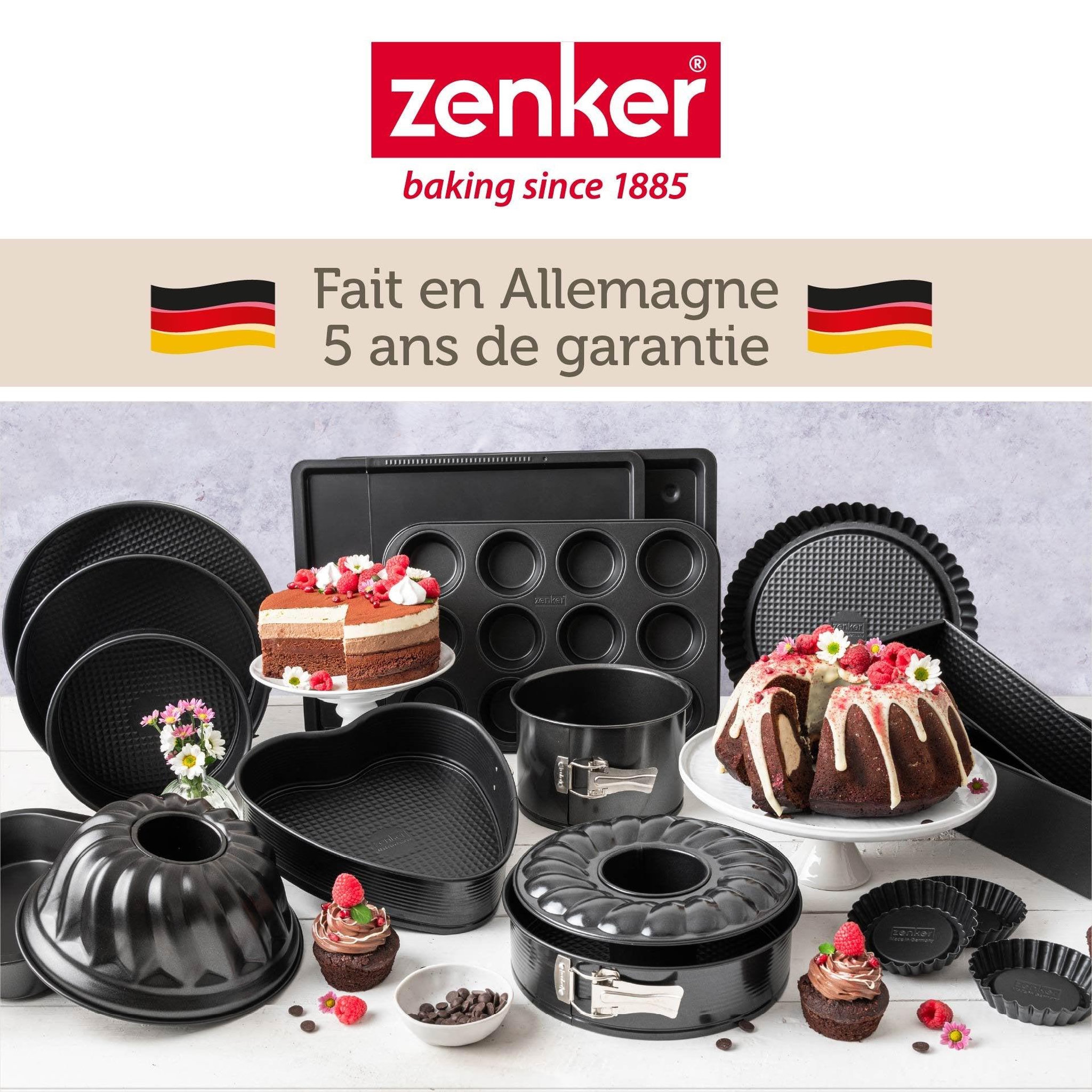 Voir la diapositive 6 : ZENKER Moule à manqué à charnière 26 cm zenker perfectback+