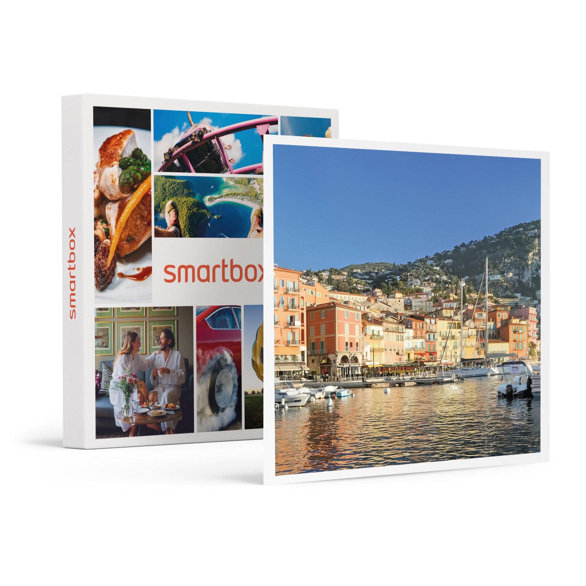 Voir la diapositive 1 : Smartbox Escapade gourmande à Villefranche-sur-Mer : 2 jours en hôtel 4* avec dîner - Coffret Cadeau Séjour