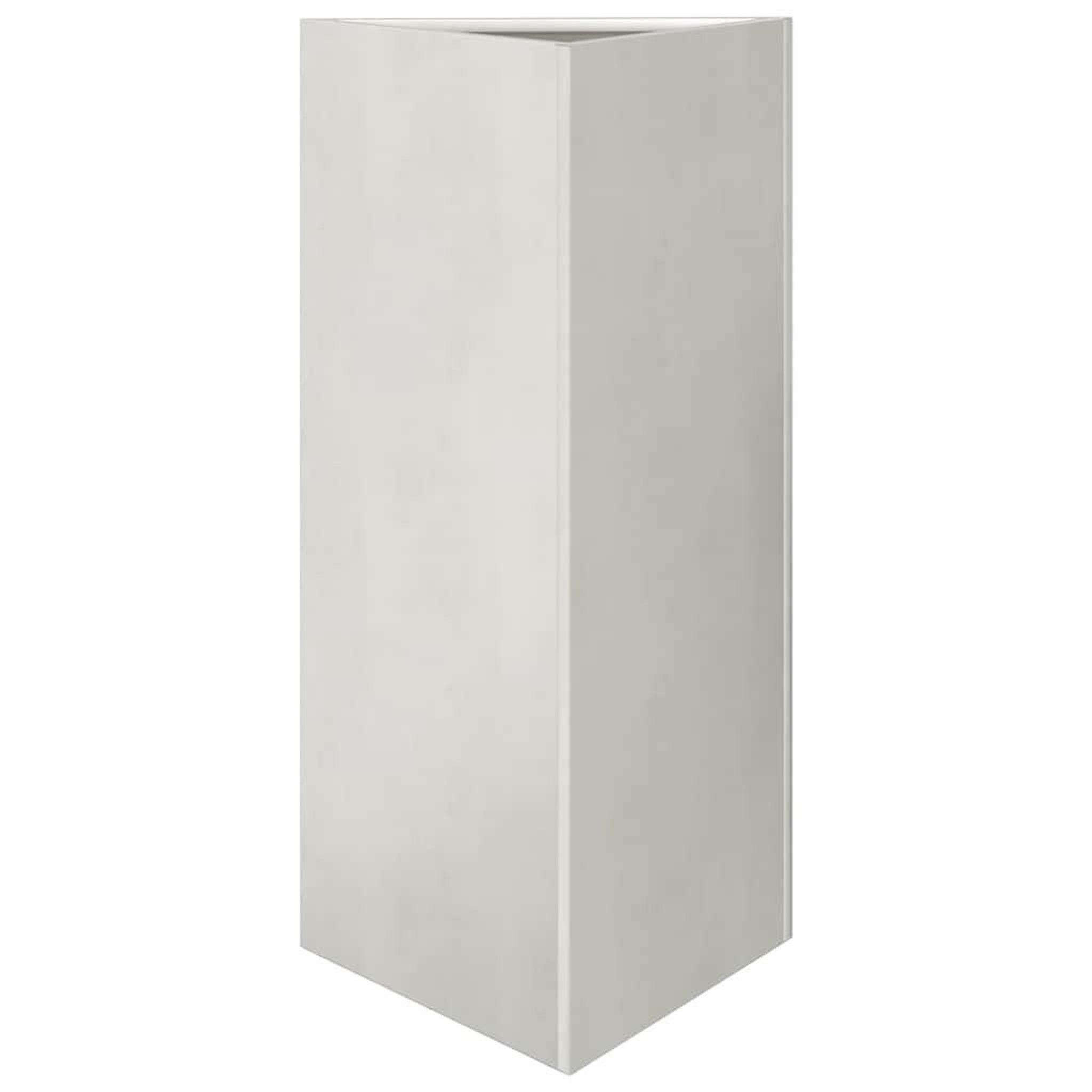 Voir la diapositive 5 : VIDAXL Jardinieres 2 pcs triangulaire 40x40x75 cm acier inoxydable
