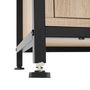 Voir la diapositive 5 : tectake Buffet style industriel Bois clair industriel, Chêne Sonoma