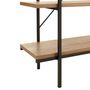 Voir la diapositive 5 : Paris Prix Étagère 5 Niveaux en Bois  Dresa  166cm Naturel