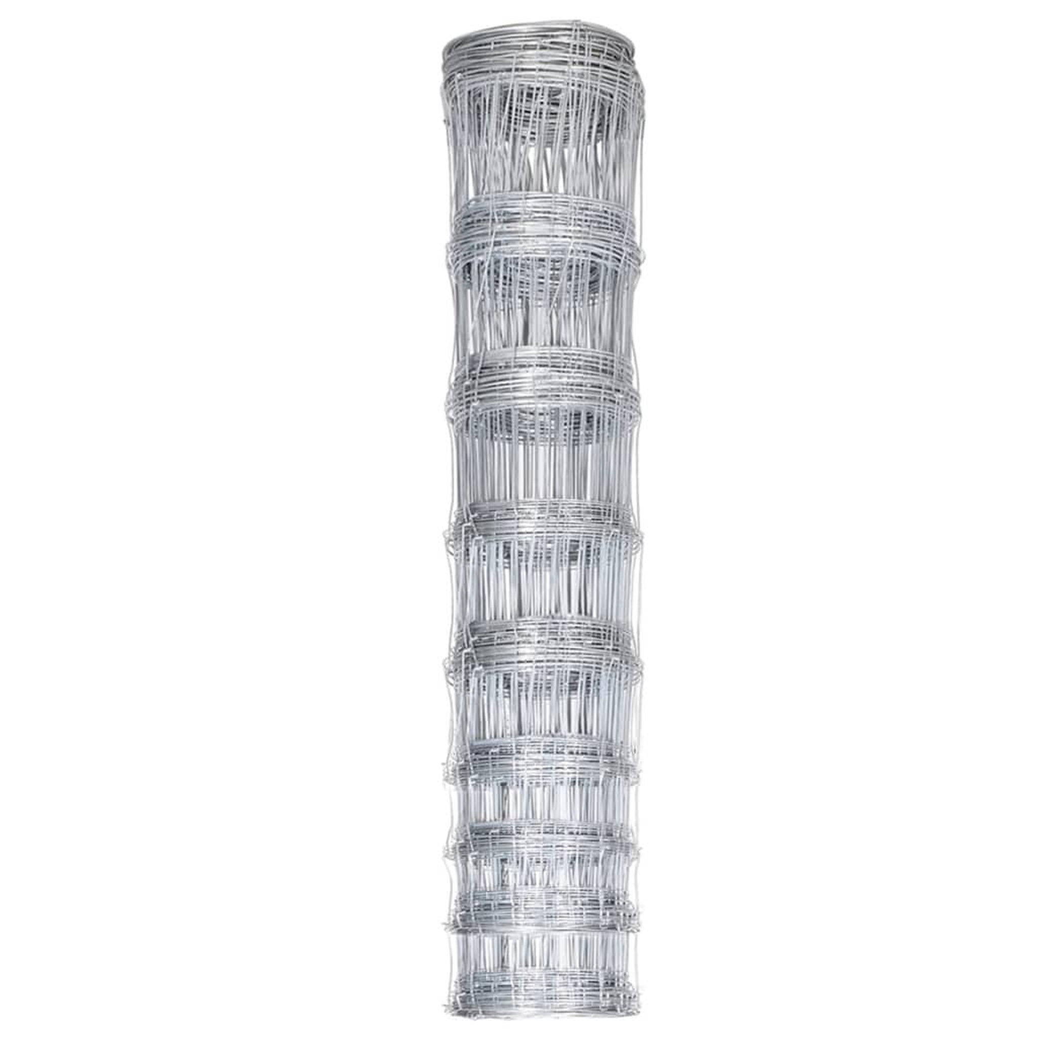 Voir la diapositive 2 : VIDAXL Cloture de jardin Acier galvanise 50x1,2 m Argente
