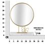 Voir la diapositive 6 : Paris Prix Miroir sur Pied en Marbre  Butterfly  39cm Or