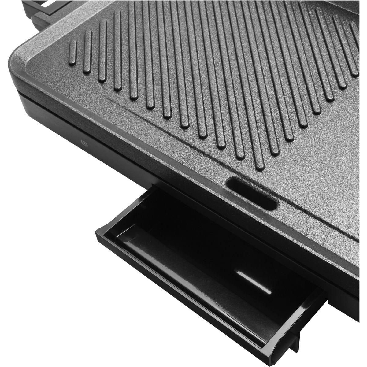 ESSENTIEL B Plancha électrique EPL4 noir à poser , 50x25 cm