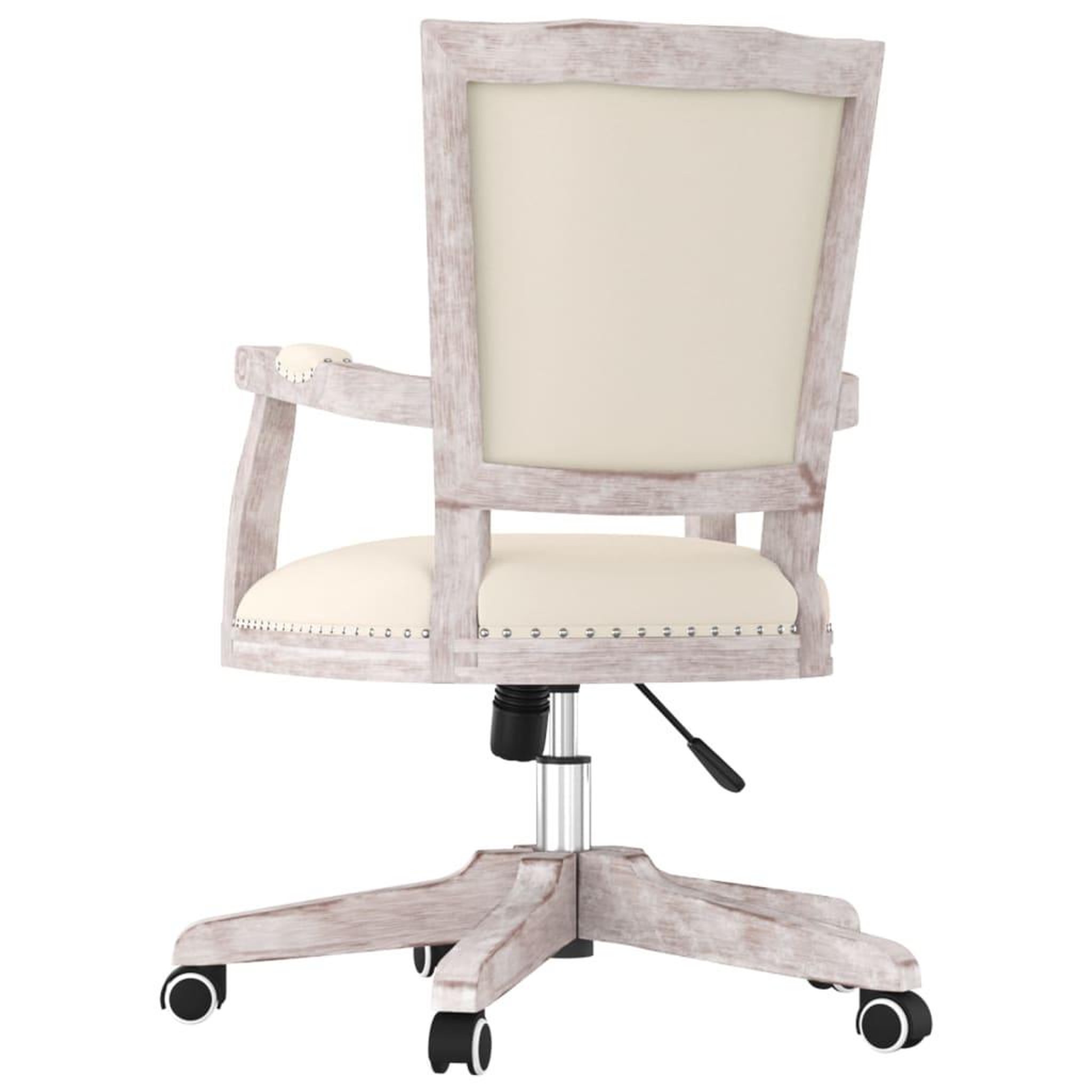 Voir la diapositive 5 : VIDAXL Chaise de bureau pivotante lin