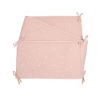 COMBELLE Tour de lit promenade bucolique rose