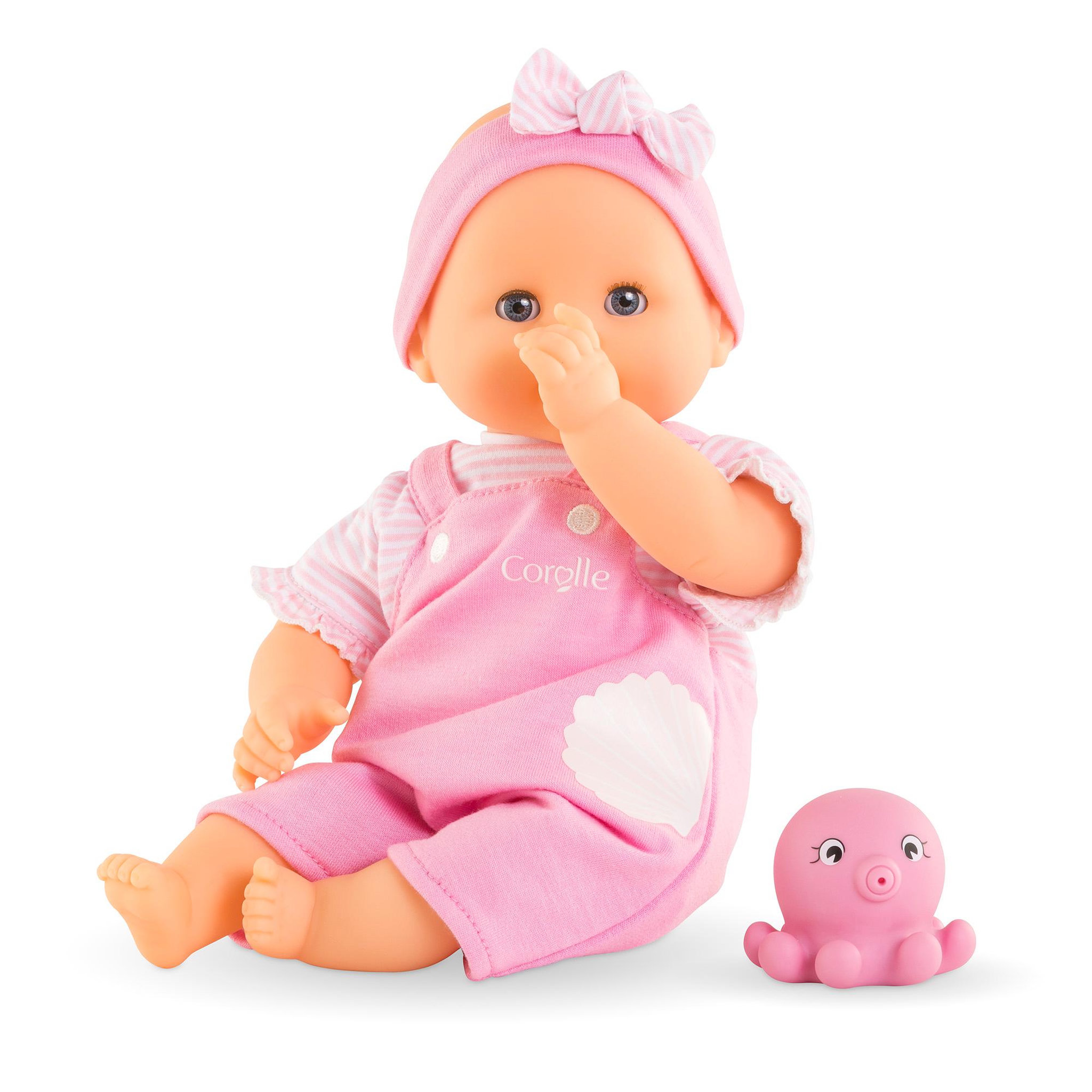 Voir la diapositive 3 : Corolle Poupon Bébé Bain Océane - Coquillages