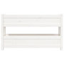 Voir la diapositive 5 : VIDAXL Jardiniere Blanc 112x25x66 cm Bois massif de pin