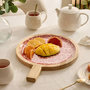 Voir la diapositive 2 : SECRET DE GOURMET Assiette de Présentation en Bois  Inaya  40cm Terracotta