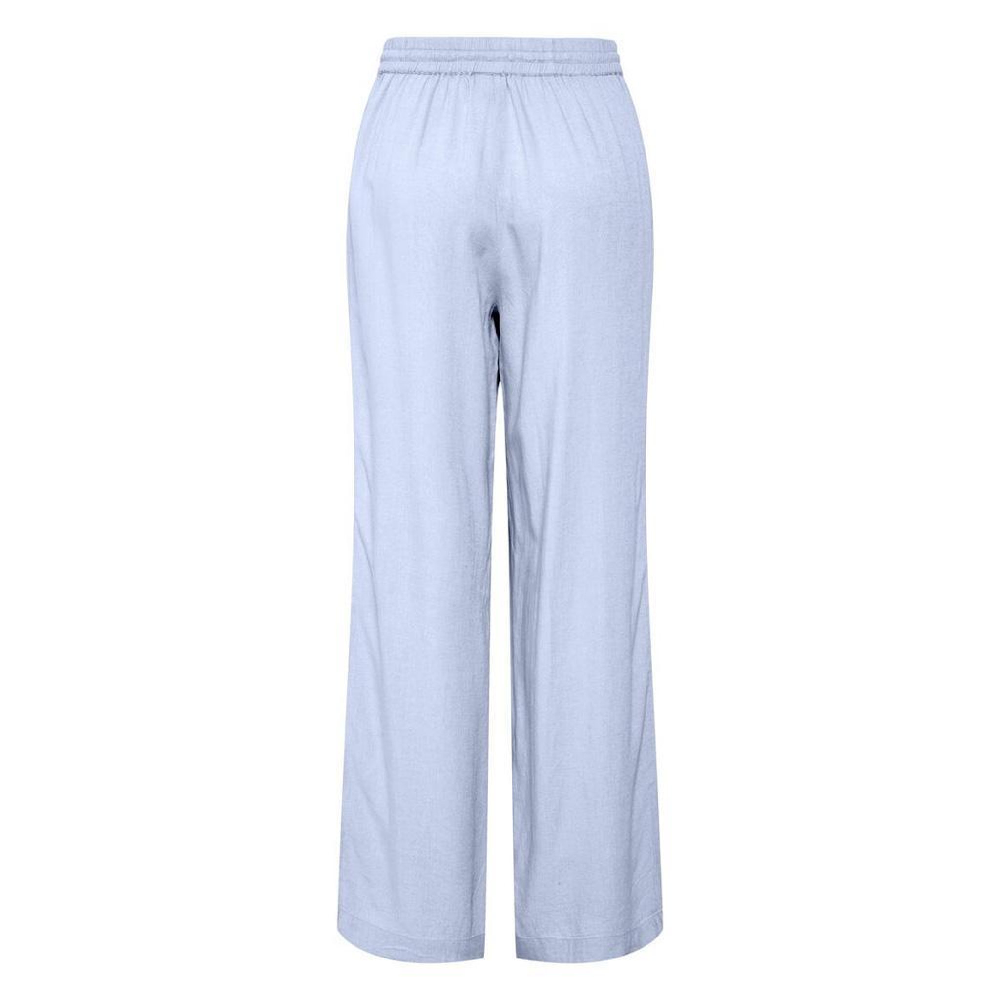 Voir la diapositive 2 : Pieces Pantalon fluide Bleu Femme Pieces Wide