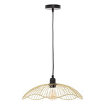 ATMOSPHERA Suspension filaire en métal GALT - Diam. 34 cm - Doré