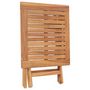 Voir la diapositive 4 : VIDAXL Table pliable de jardin 45x45x45 cm Bois de teck solide