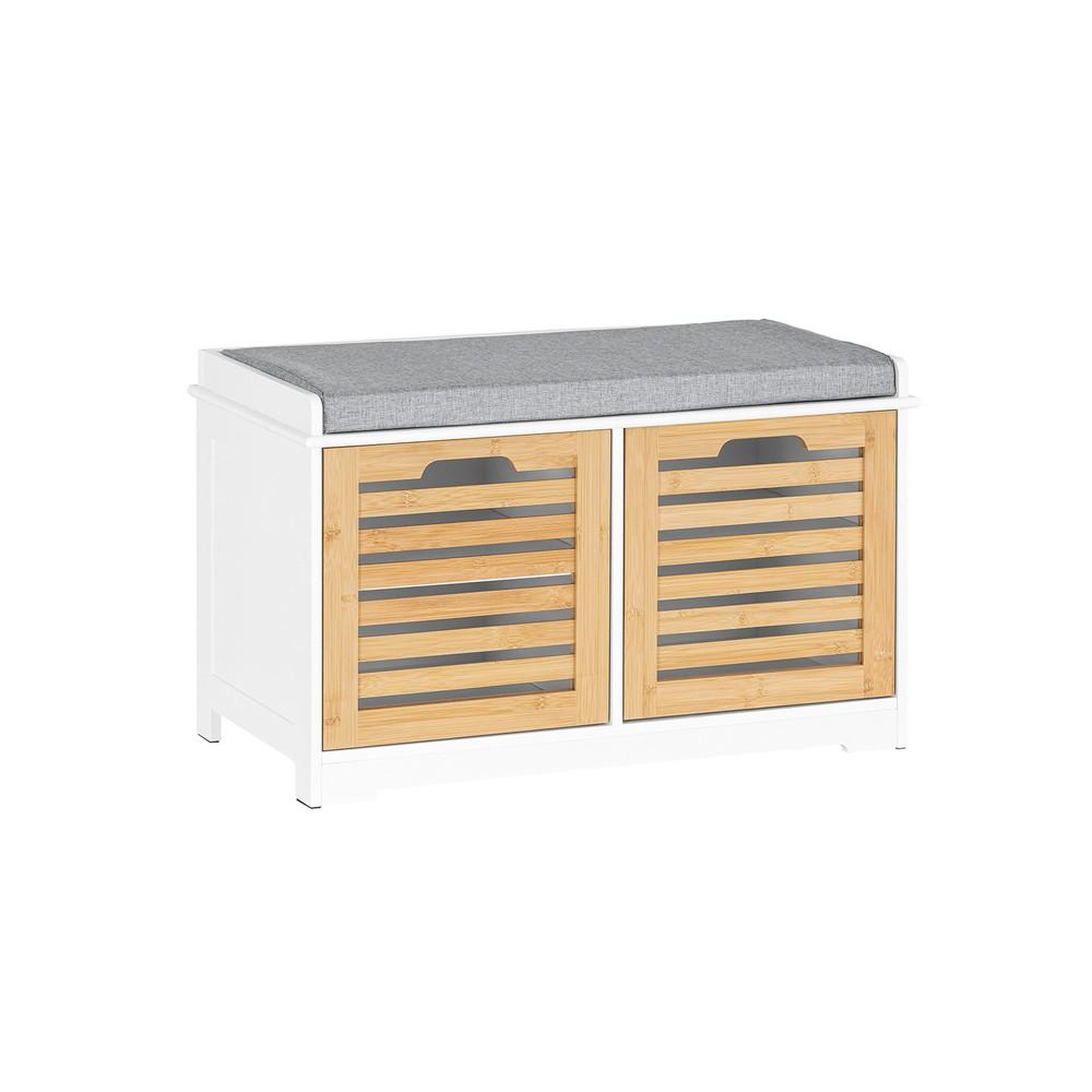 Voir la diapositive 1 : SOBUY SoBuy - Banc de rangement à chaussures avec deux portes - Moderne - FSR23-II