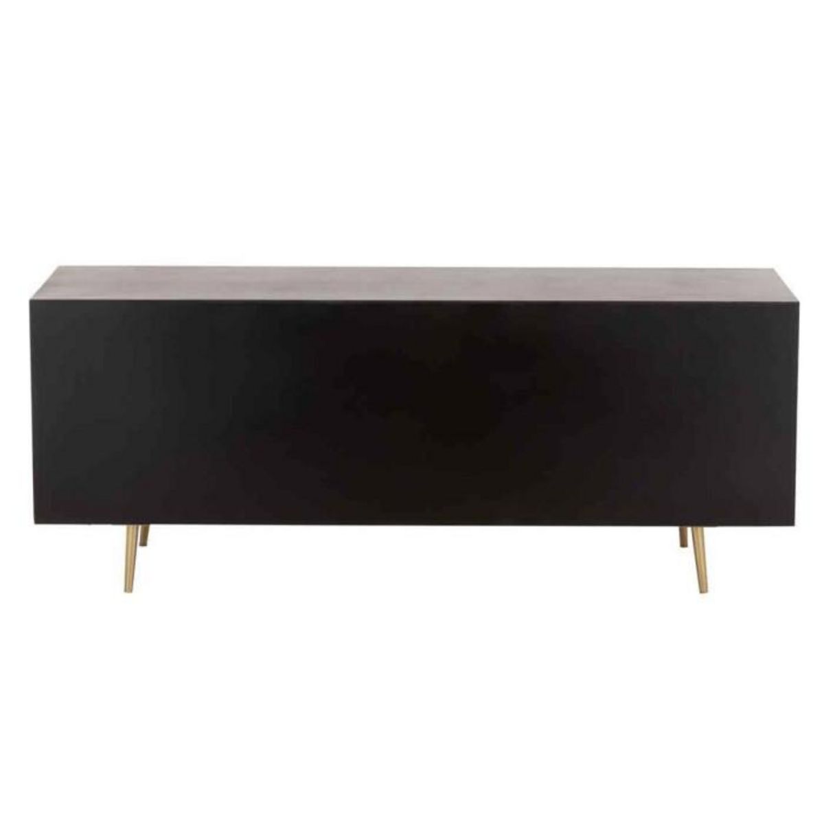 Paris Prix Buffet 4 Tiroirs & 2 Portes  Remina  150cm Noir & Or