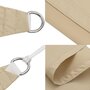 Voir la diapositive 5 : VIDAXL Voile de parasol Tissu Oxford triangulaire 5x6x6 m beige